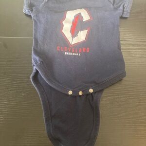 Cleveland Indians Baseball Baby Onesie